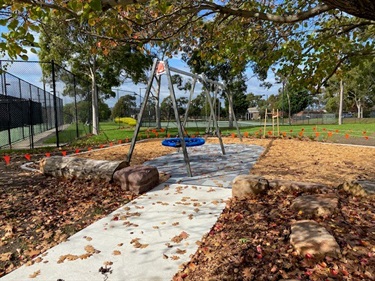 Herriotts Boulevard Reserve upgraded playspace