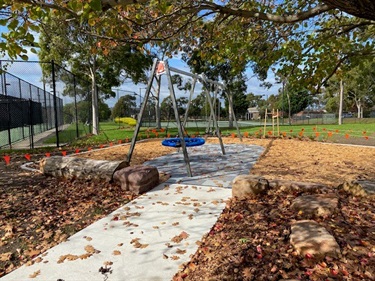 Herriotts Boulevard Reserve upgraded playspace