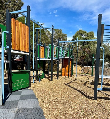 Upgraded playspace at Rivett Crescent Reserve 2023