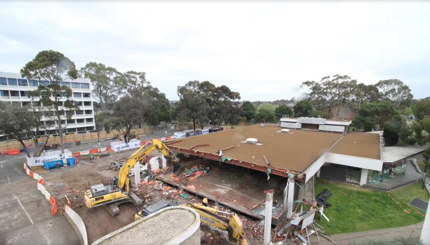 demolition of old glen waverley library, 1 october 2026