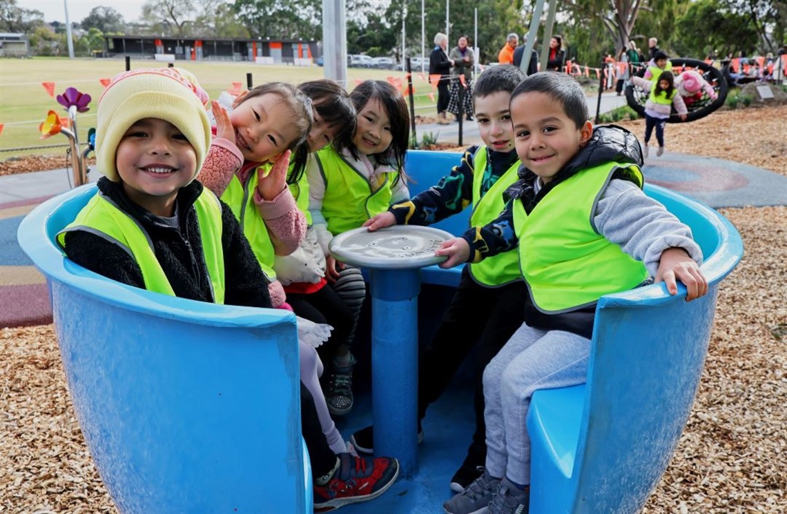 Pinewood Reserve playspace official opening