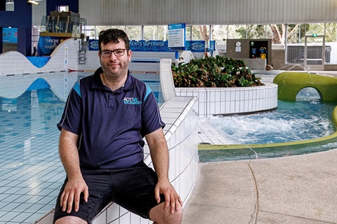Expanding Horizons participant Phil at Active Monash