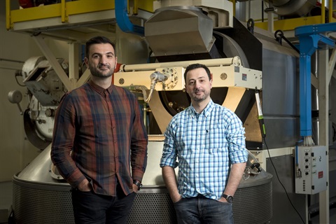 Peter Patisteas and Chris Togias from Griffiths Bros. Coffee