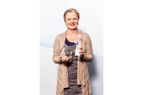 Claire Cotter overall winner of the Sir John Monash Award for Outstanding leadership with award