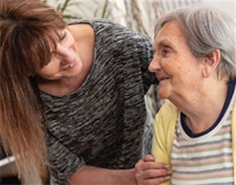 Caring for olde person