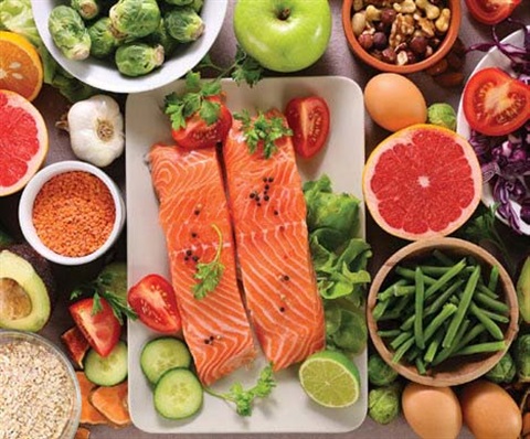 Food - fish, nuts and veggies