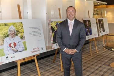 Mayor Cr Paul Klisaris at the launch of Poetic Portraits and 2025 Monash Seniors Festival
