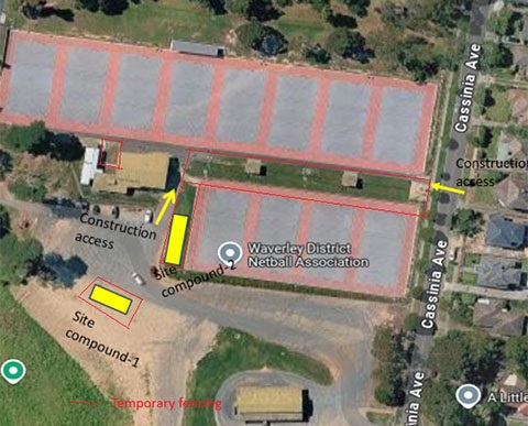 Ashwood High School netball courts