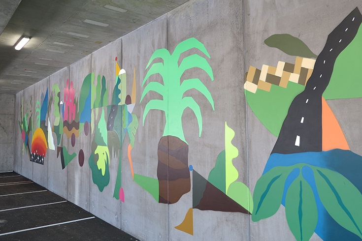 Atkinson Street car park mural