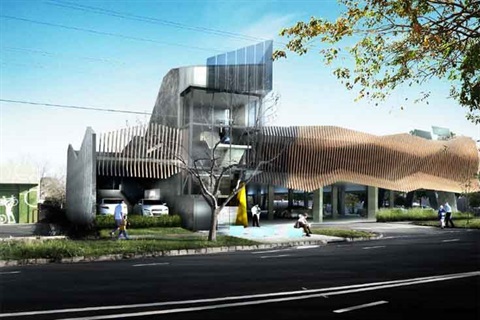 Atkinson Street carpark artist impression