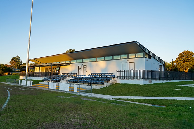 Brentwood Reserve pavilion