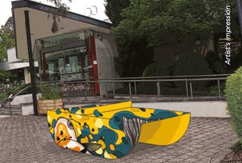 Ping pong table - artist impression