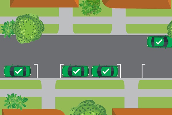 Parking procedure - Hockey sticks