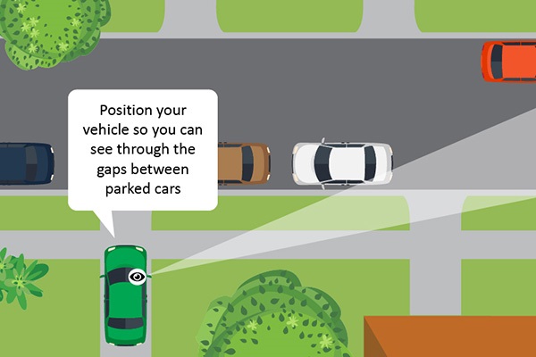 Parking procedure - Obstructing sight lines