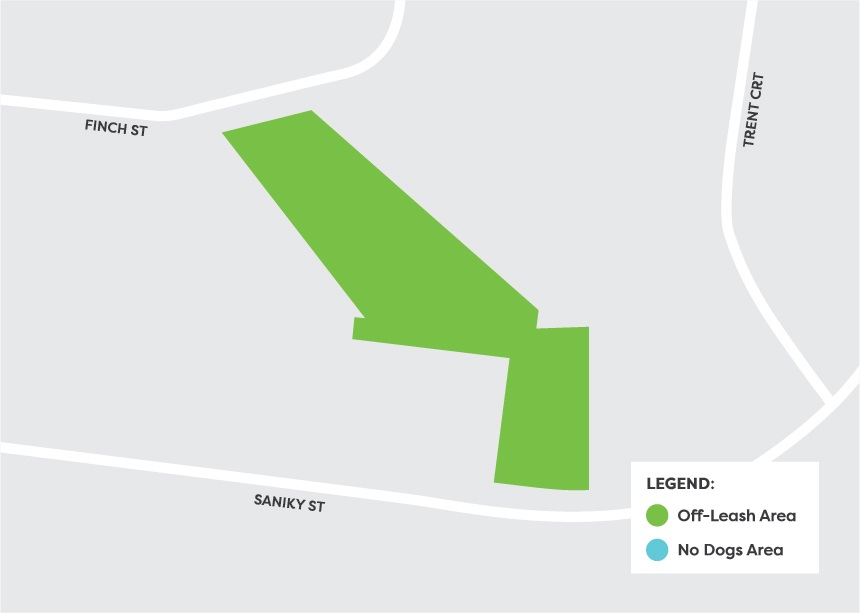 Finch Street Reserve dog off-leash area