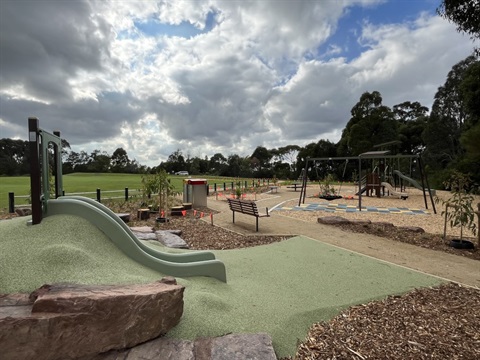 Highview Park 2024 playspace slide