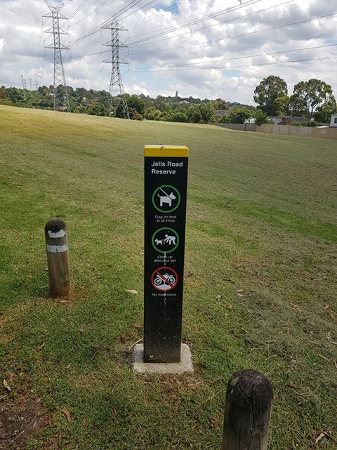 Jells Road Reserve dog off-leash area