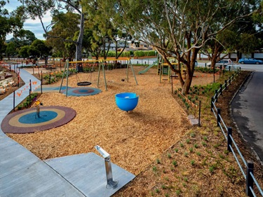 Pinewood Reserve playspace June 2025 play equipment