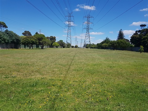 Powerlines area - Bristol Court to Ivanhoe Street dog off-leash area