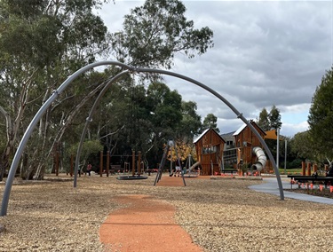 Talbot Park 2024 basket swing
