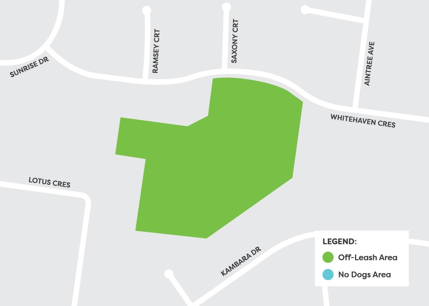 Whitehaven Crescent Reserve dog off-leash area