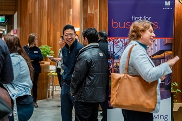 Start Up Invest and Grow - May 2025 - Supporting Bioled Ventures - group shot of attendees milling after the panel