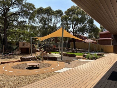 Dorrington Hub deck and playground