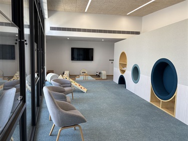 Dorrington waiting area