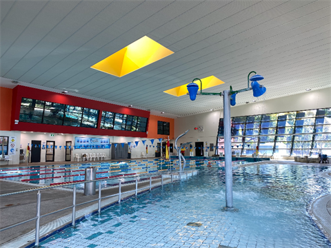 aquatic area at Clayton Aquatics and Health Club