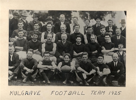 Mulgrave Football Club team from 1925