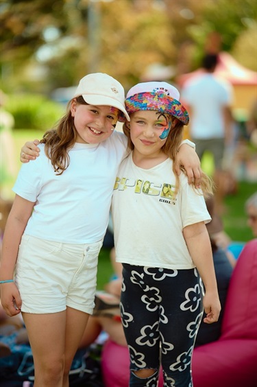 Children enjoy the fun