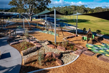 Mulgrave Reserve playspace June 2025 preschool and nature play areas