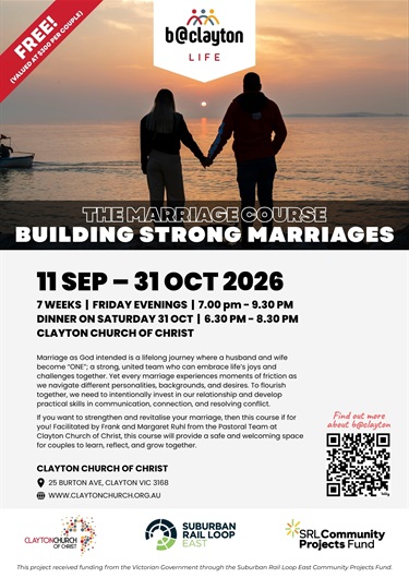 B@Clayton Building Strong Marriages (Front)
