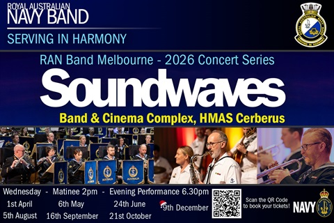 Soundwaves - A free public concert series at HMAS Cerberus