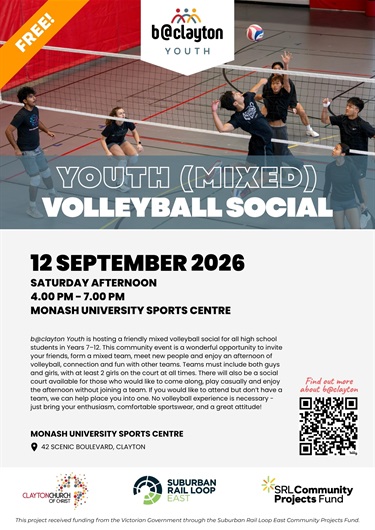 Youth Volleyball Social (Front)