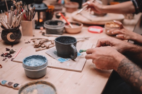 pottery