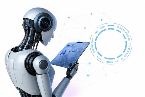 Robot reading instructions