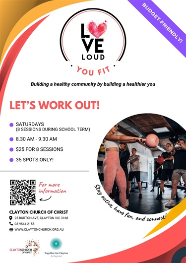Love Loud You Fit Let's Work Out 2026