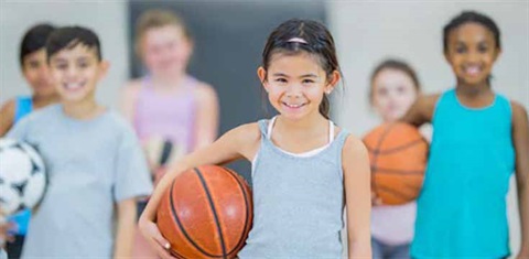 Children playing sport