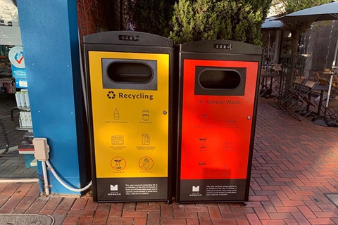 Image of solar power bins